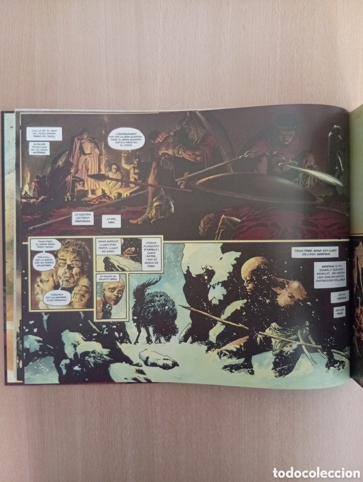 C&oacute;mics: 300. Frank Miller / Lynn Varley. Edici&oacute;n en Catal&aacute;n. - Foto 11