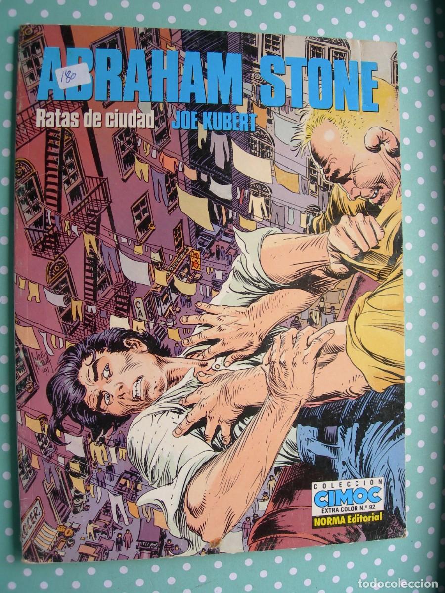 C&oacute;mics: ABRAHAN STONE / RATAS DE CIUDAD / JOE KUBERT / NORMA - Foto 1