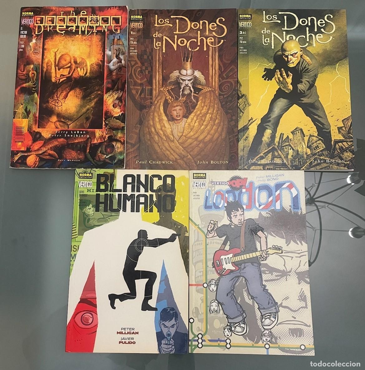 C&oacute;mics: PACK LOTE 5 n&uacute;meros de Colecci&oacute;n VERTIGO ed Norma - Foto 1