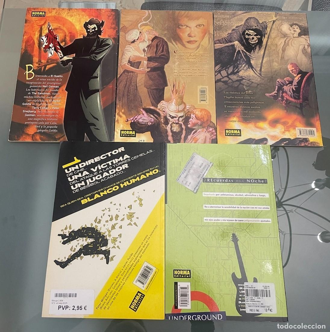 C&oacute;mics: PACK LOTE 5 n&uacute;meros de Colecci&oacute;n VERTIGO ed Norma - Foto 2