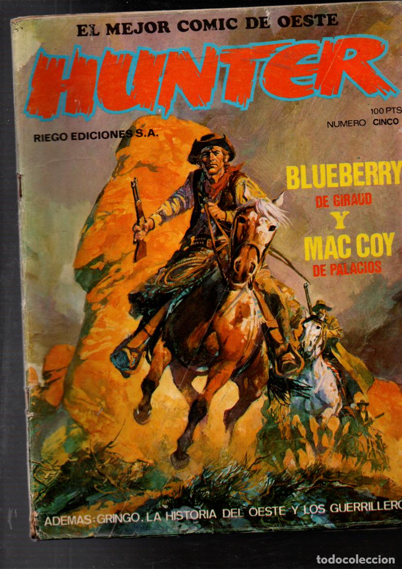 C&oacute;mics: HUNTER, N&ordm; 5. RIEGO EDICIONES 1980 - Foto 1
