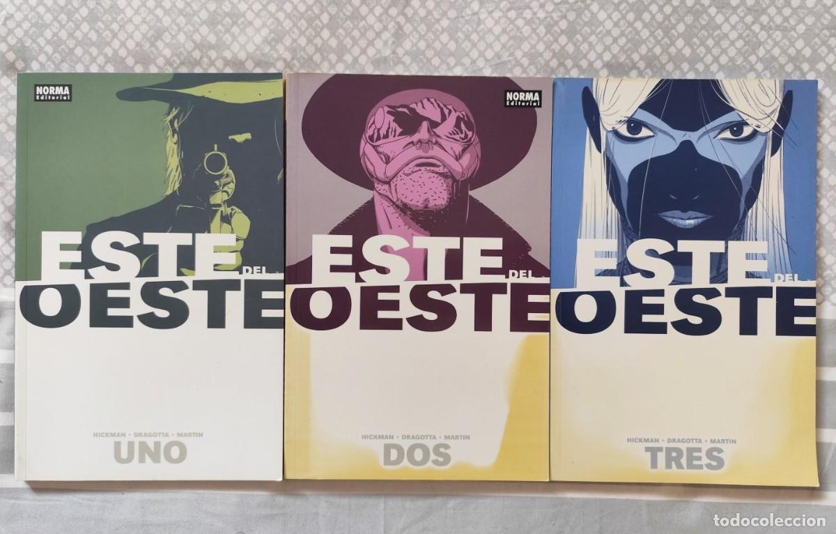 C&oacute;mics: ESTE DEL OESTE n&ordm;s 1 a 3 (Jonathan Hickman & Nick Dragotta) ~ IMAGE/NORMA (2022) - Foto 2