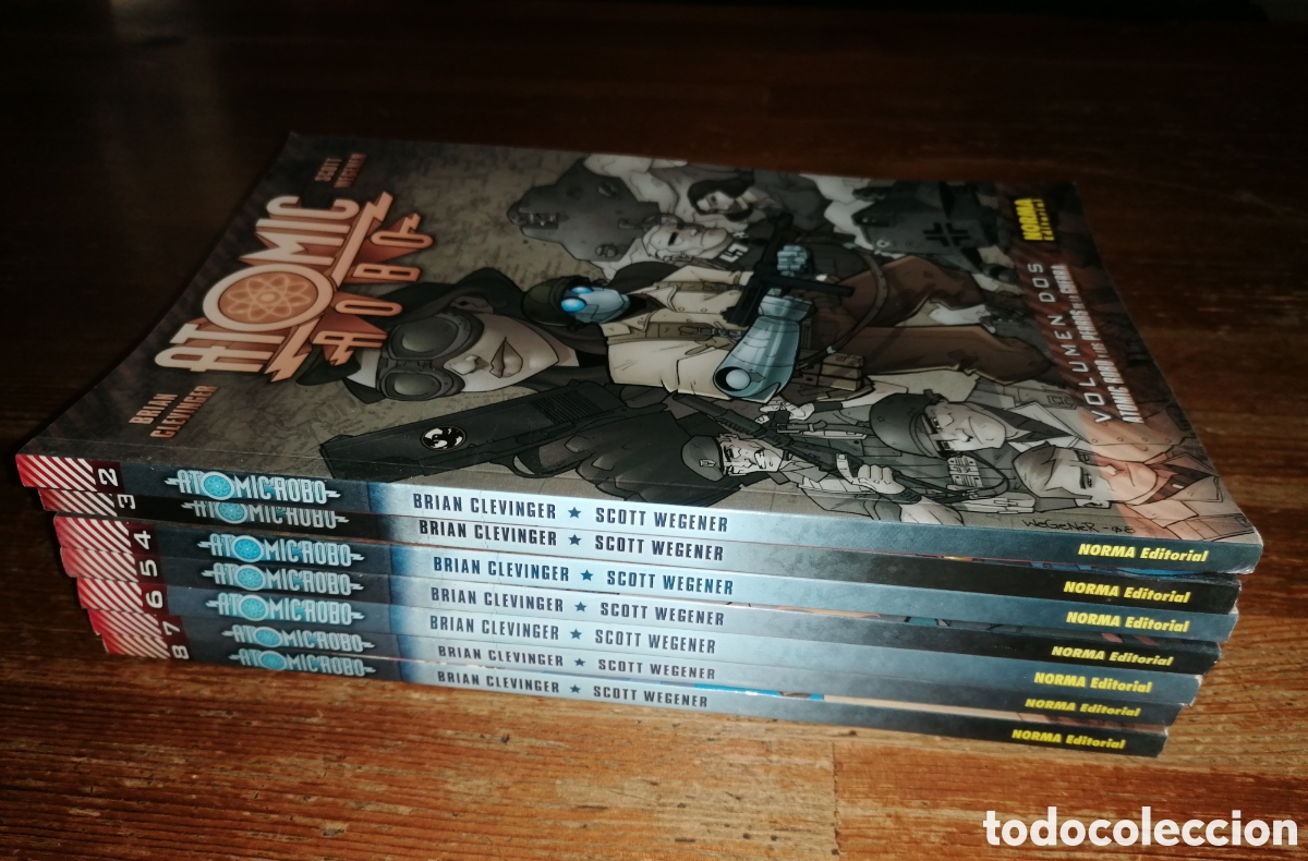 C&oacute;mics: ATOMIC ROBO - DE BRIAN CLEVINGER Y SCOTT WEGENER - 7 TOMOS - NORMA EDITORIAL - Foto 2