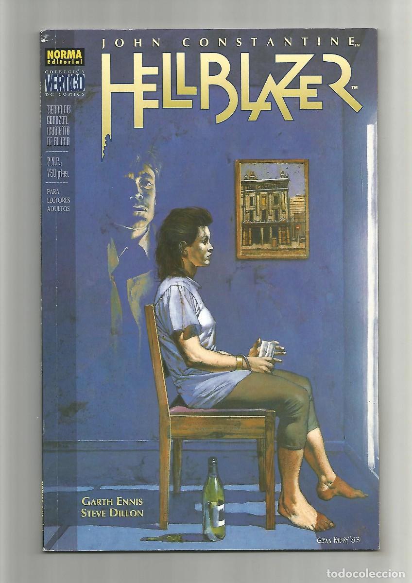 C&oacute;mics: HELLBLAZER TIERRA DEL CORAZ&Oacute;N MOMENTO DE GLORIA, NORMA 1997, excelente estado - Foto 1