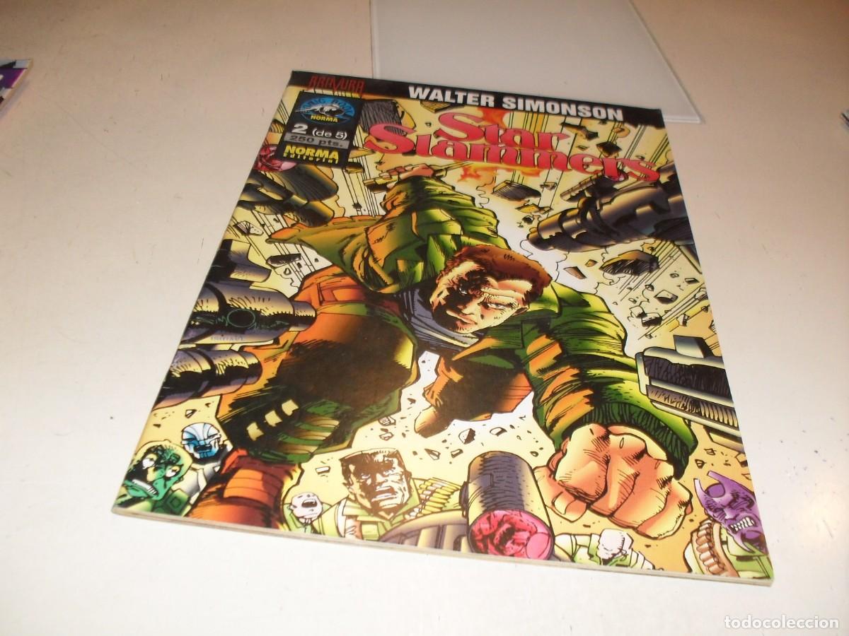 C&oacute;mics: STAR SLAMMERS N&ordm; 2,DE WALTER SIMONSON,(DE 4).CON POSTER.NORMA,1995 - Foto 1