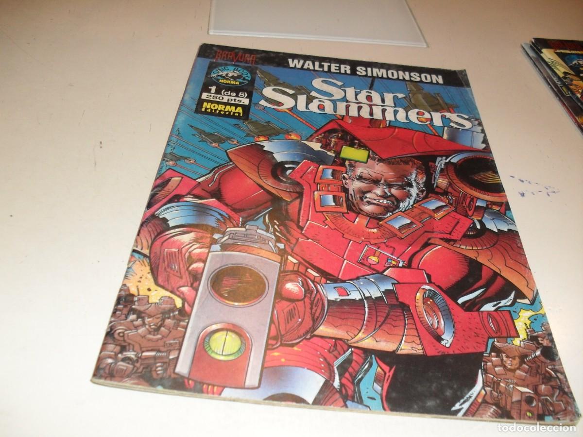C&oacute;mics: STAR SLAMMERS N&ordm; 1,DE WALTER SIMONSON,(DE 4).CON POSTER.NORMA,1995 - Foto 1