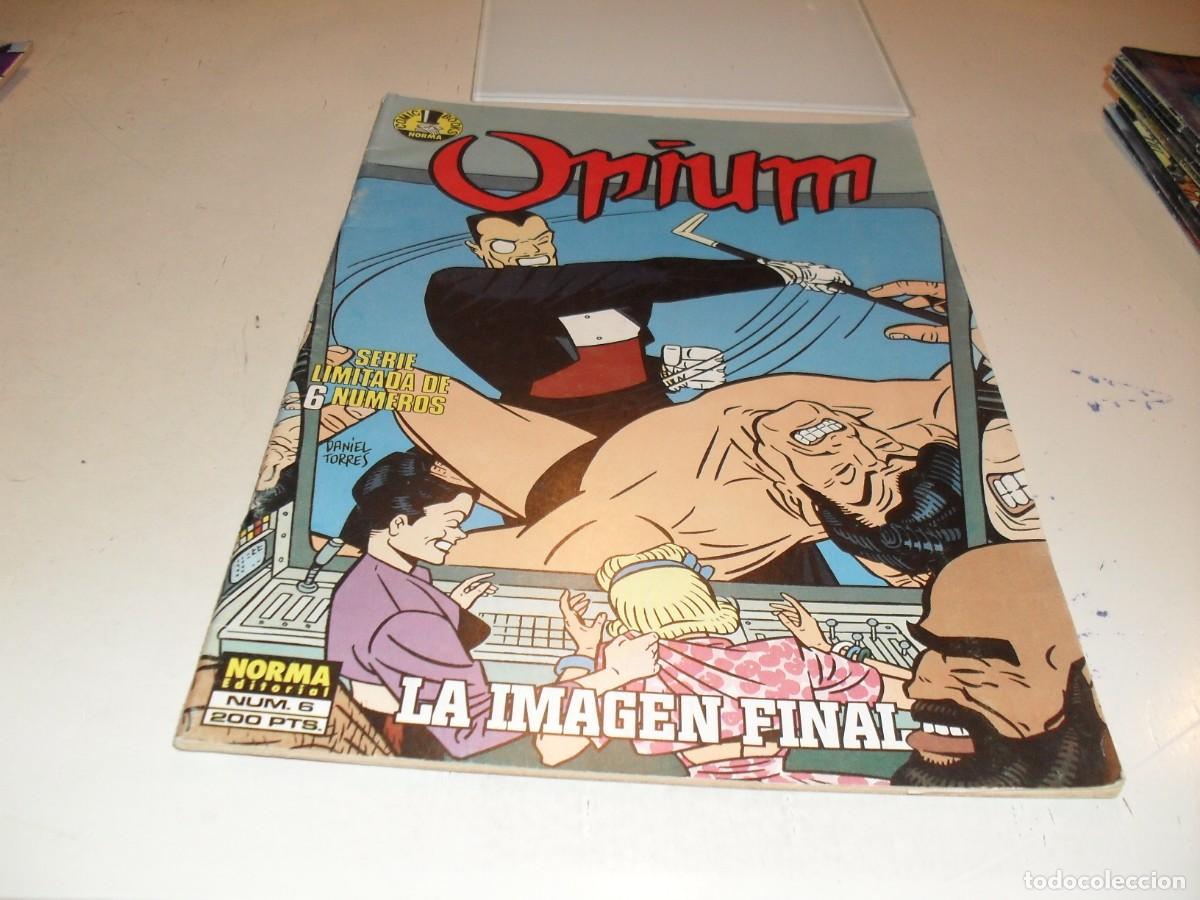 C&oacute;mics: OPIUM N&ordm; 6 LA IMAGEN FINAL,DE DANIEL TORRES,(DE 6).NORMA,1989 - Foto 1