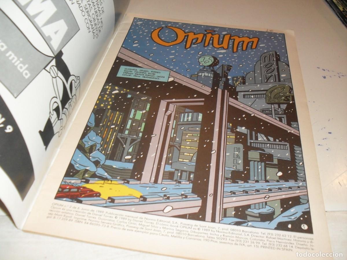 C&oacute;mics: OPIUM N&ordm; 2 LA SONRISA HELADA,DE DANIEL TORRES,(DE 6).NORMA,1989 - Foto 2