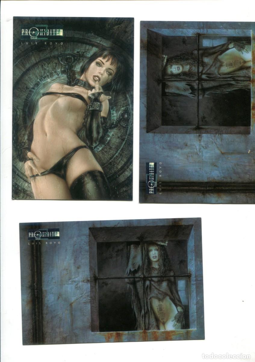 C&oacute;mics: Lote de 3 postales nuevas de Luis Royo. Norma Editorial - Foto 1