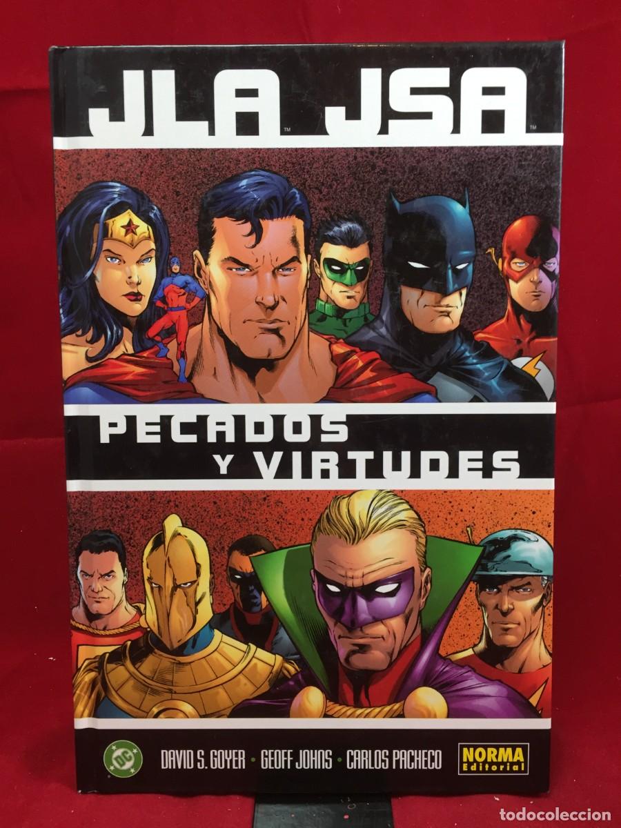 C&oacute;mics: JLA JSA. Pecados y virtudes. Norma Editorial. Comic Buen estado - Foto 1