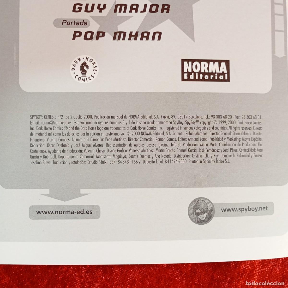 C&oacute;mics: SPY BOY - G&Eacute;NESIS - PETER DAVID, POP MHAN - 2 DE 2 - NORMA EDITORIAL / 561 - Foto 3