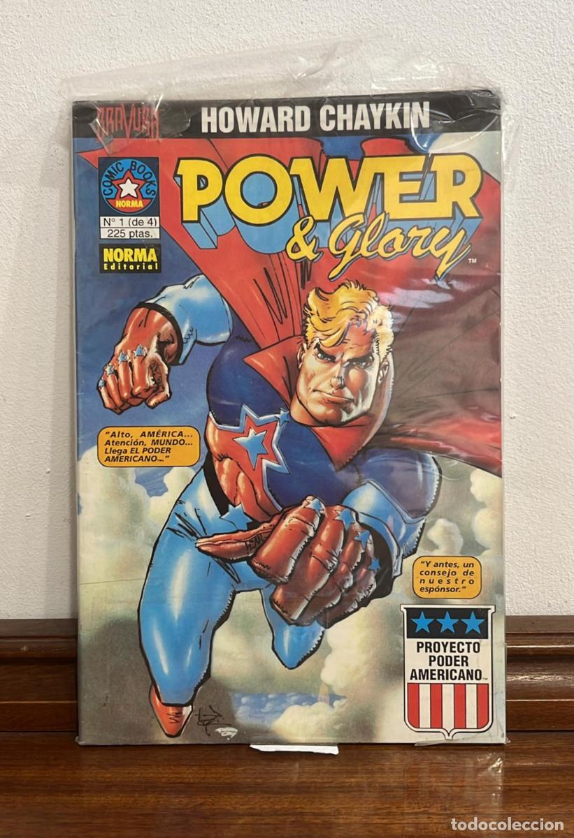 C&oacute;mics: POWER & GLORY COLECCI&Oacute;N COMPLETA (4 NUMEROS) NORMA - Foto 1