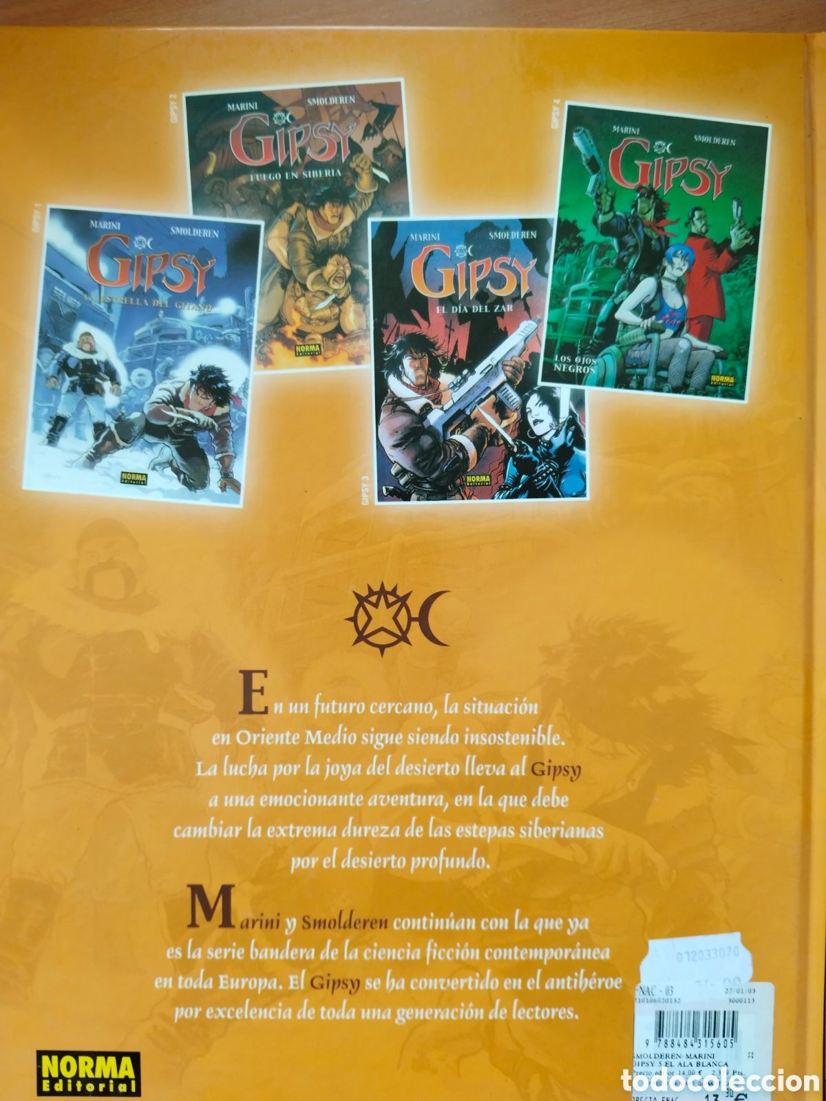 C&oacute;mics: Gipsy 5, El Ala Blanca. Marini y Smolderen - Foto 2
