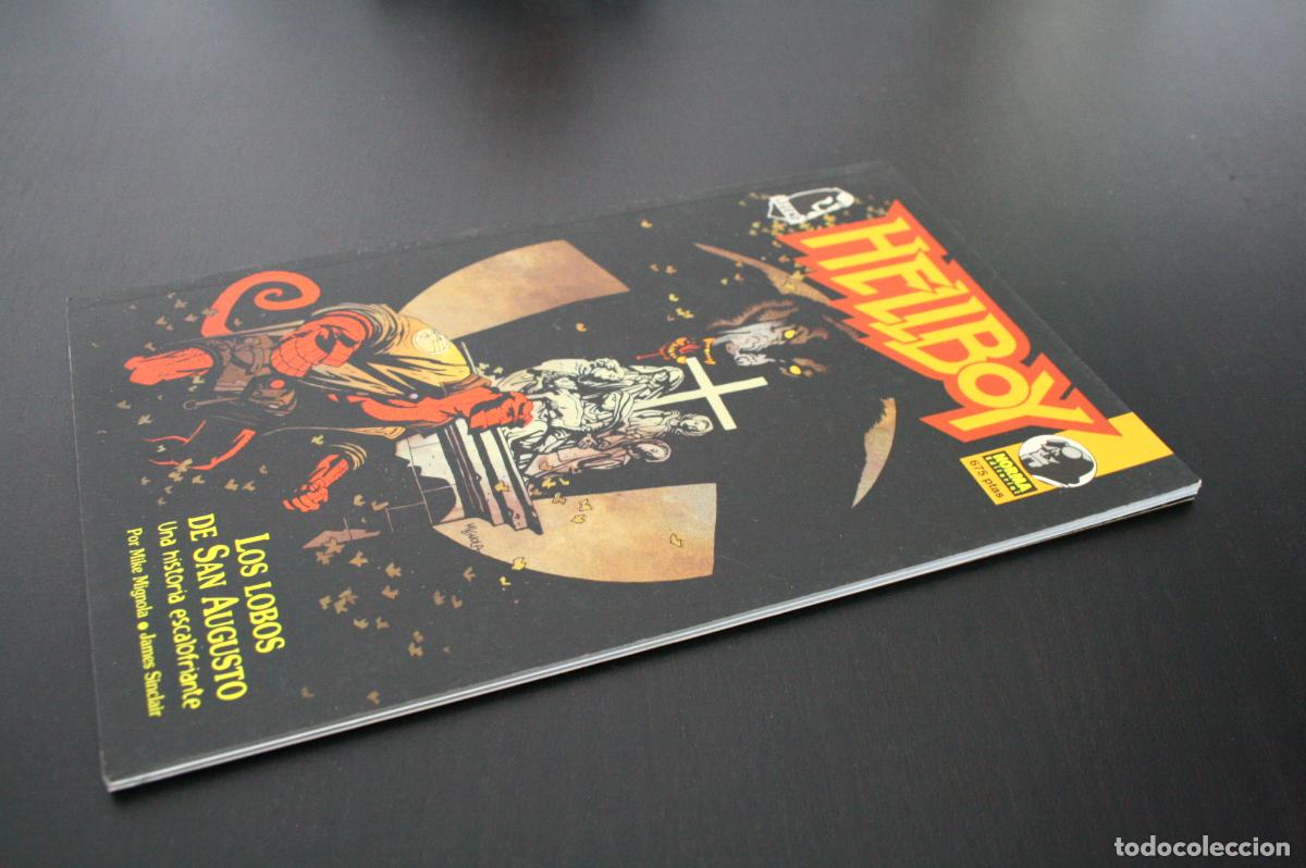 C&oacute;mics: Hellboy los lobos de san augusto primera serie con tapas en mate de 1996 - norma - Foto 2