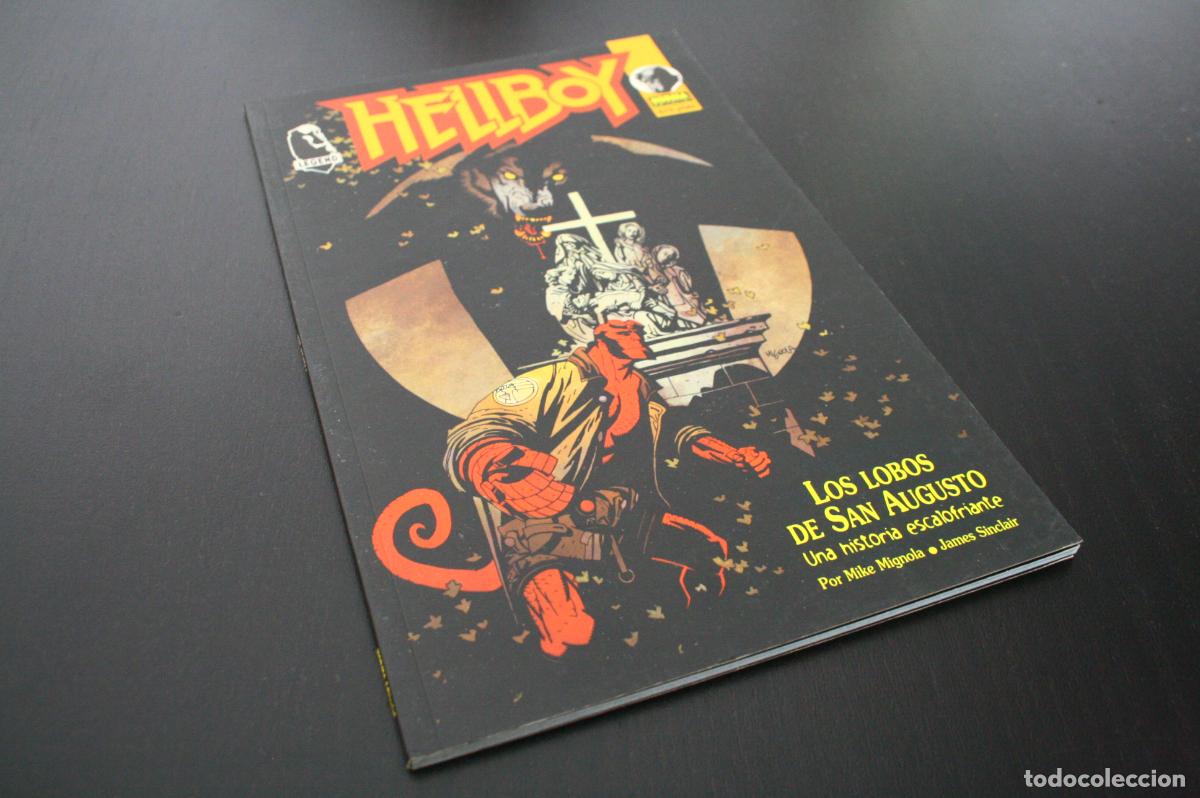 C&oacute;mics: Hellboy los lobos de san augusto primera serie con tapas en mate de 1996 - norma - Foto 1