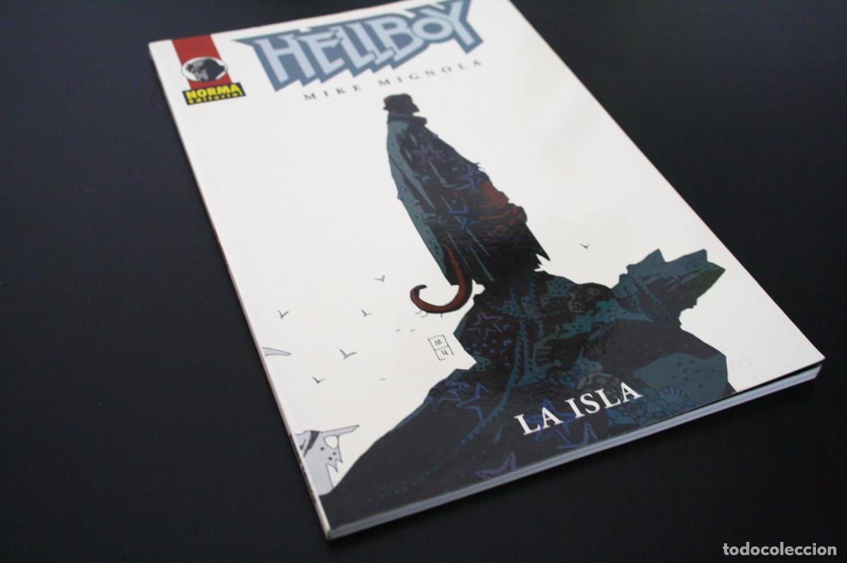 C&oacute;mics: Hellboy la isla segunda serie en r&uacute;stica tapa con brillo de 2002 - norma - Foto 1