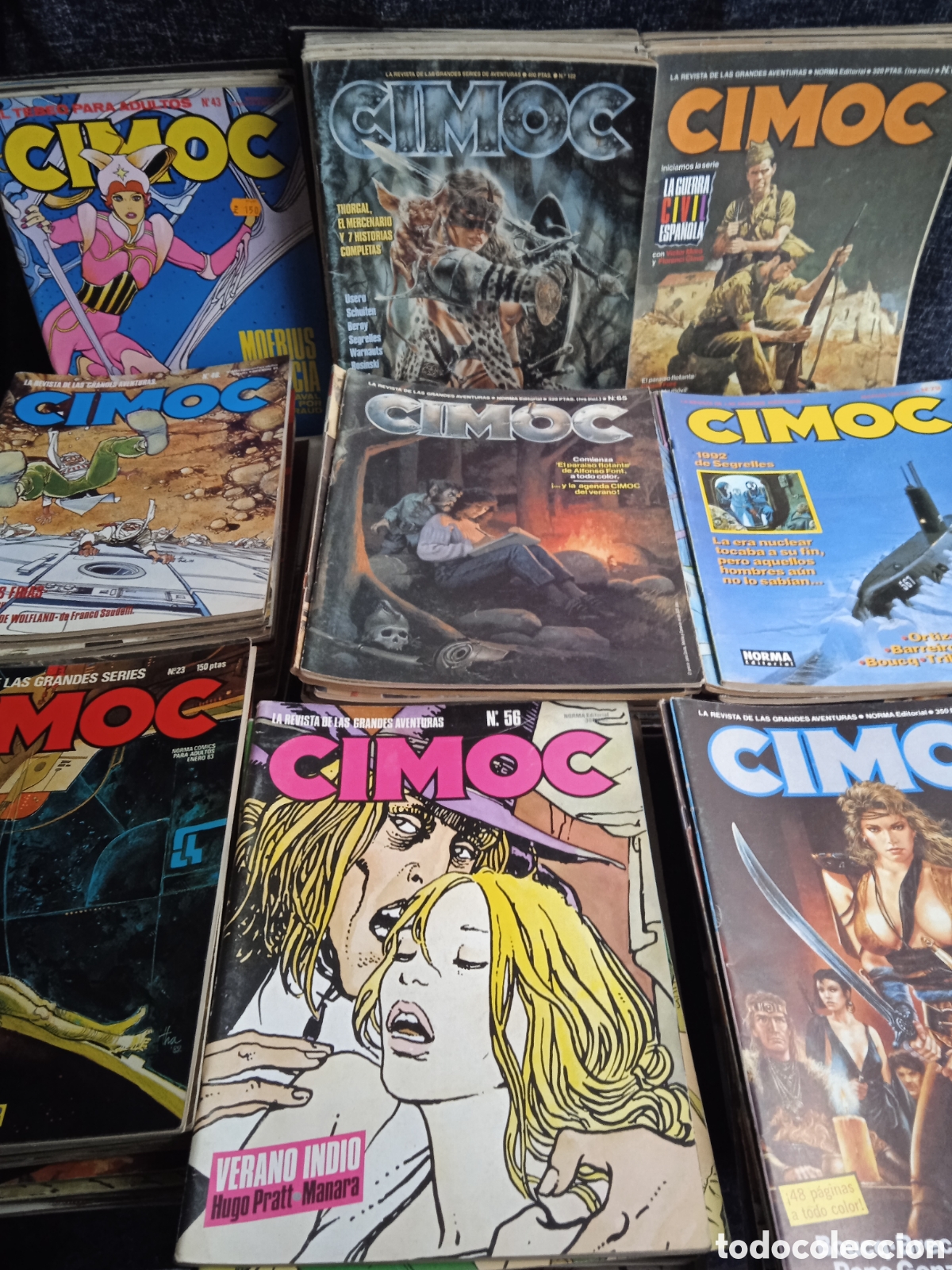 C&oacute;mics: CIMOC, LOTE 132 EJEMPLARES - ED. NORMA EDITORIAL - Foto 1