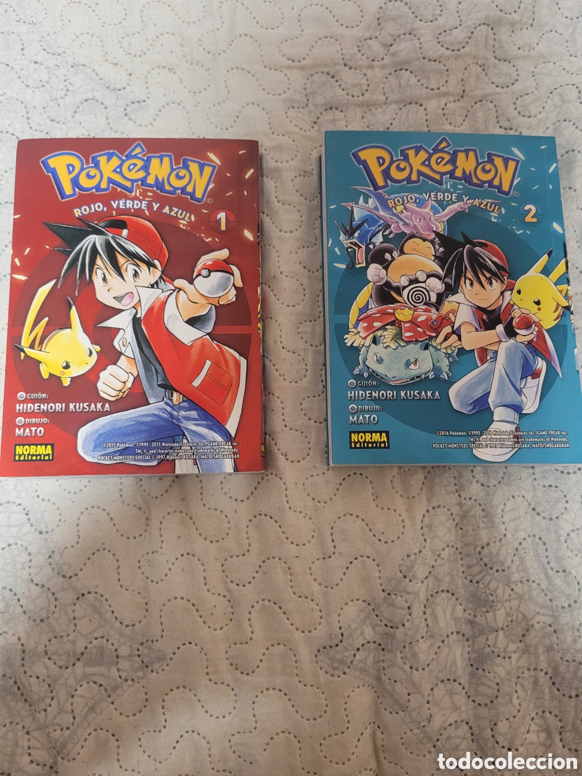 C&oacute;mics: Tomos 1 y 2 Pokemon Rojo, Verde y Azul. - Foto 1