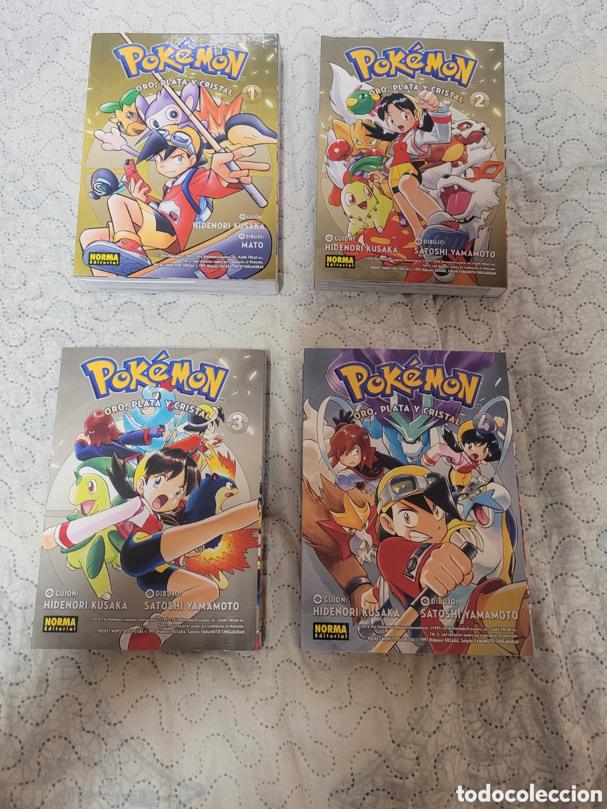 C&oacute;mics: Tomos del 1 al 4 Pokemon Oro, Plata y Cristal - Foto 1