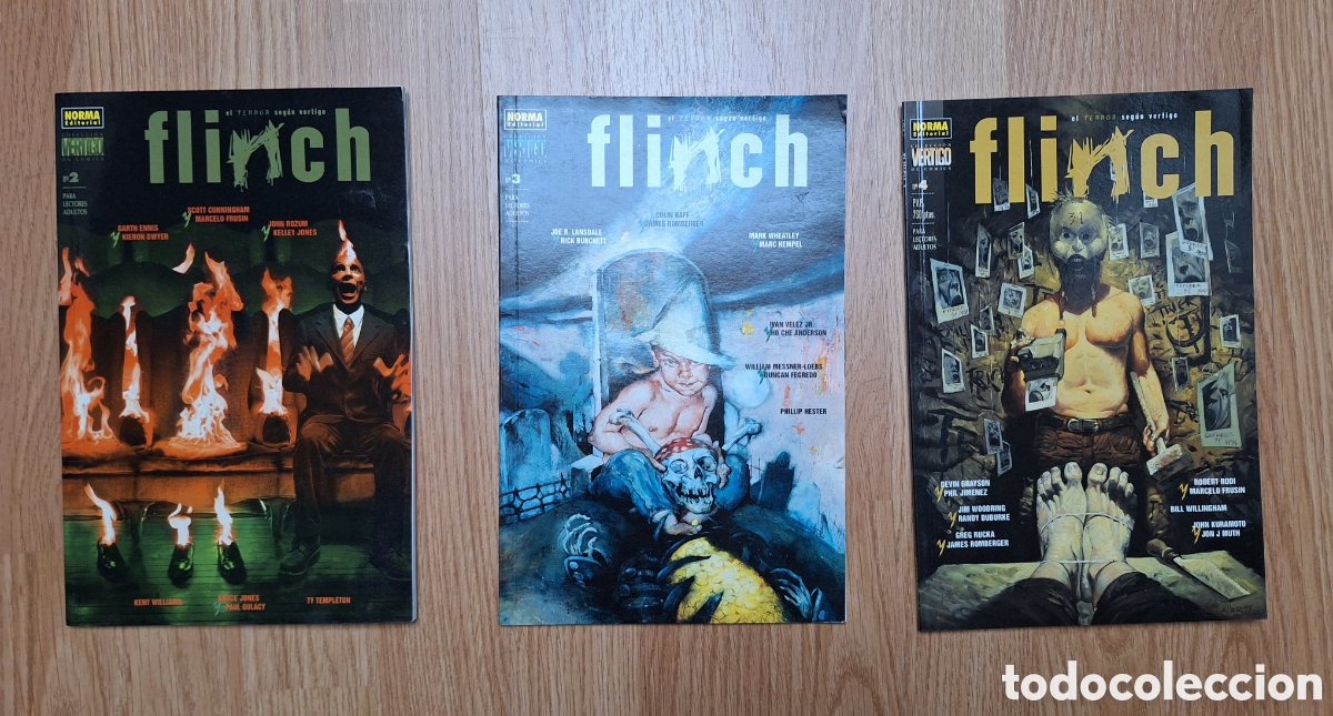 C&oacute;mics: Flinch n&uacute;meros 2, 3 y 4 Norma - Foto 1