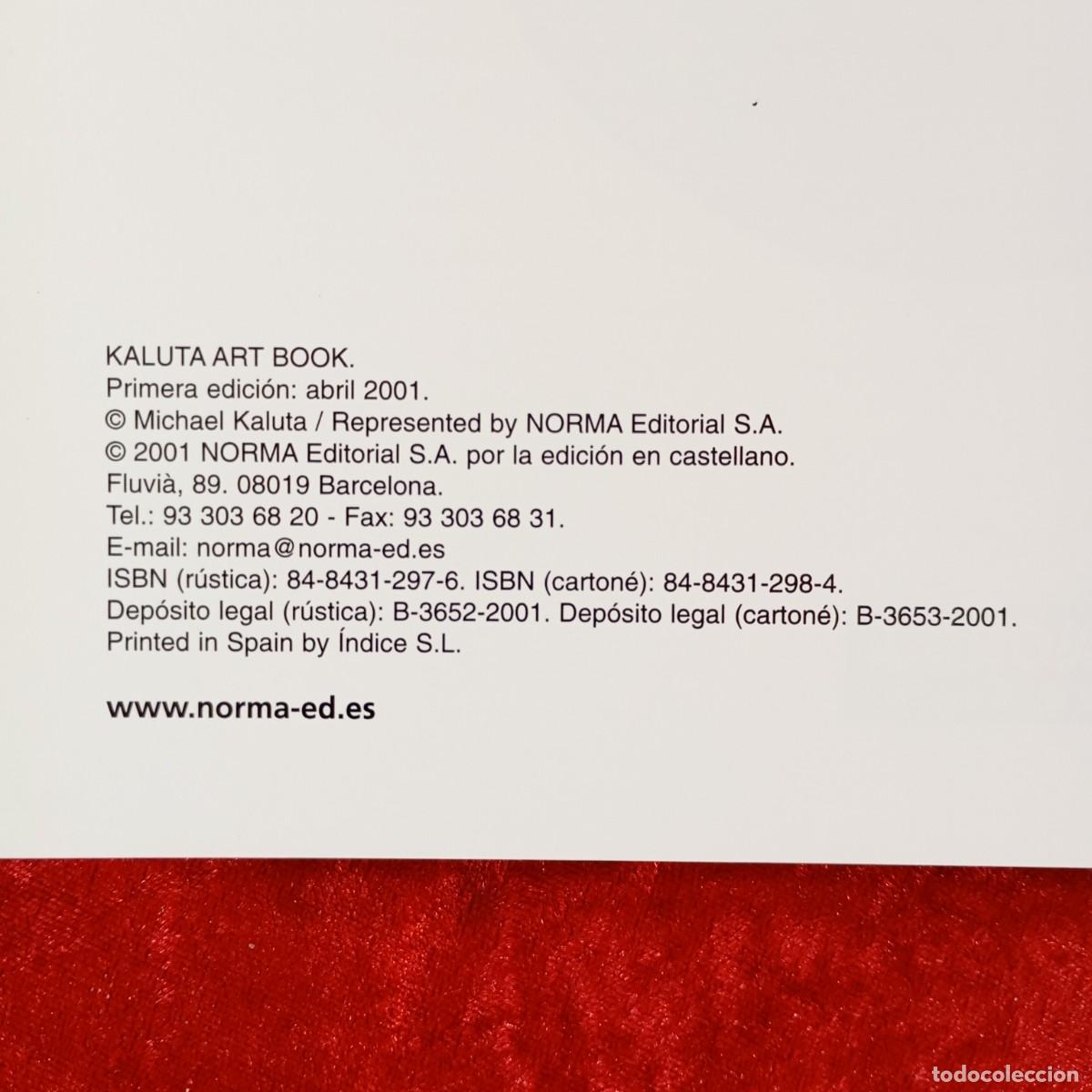 C&oacute;mics: KALUTA - ART BOOK - NORMA EDITORIAL - COMIC / 1463 - Foto 4