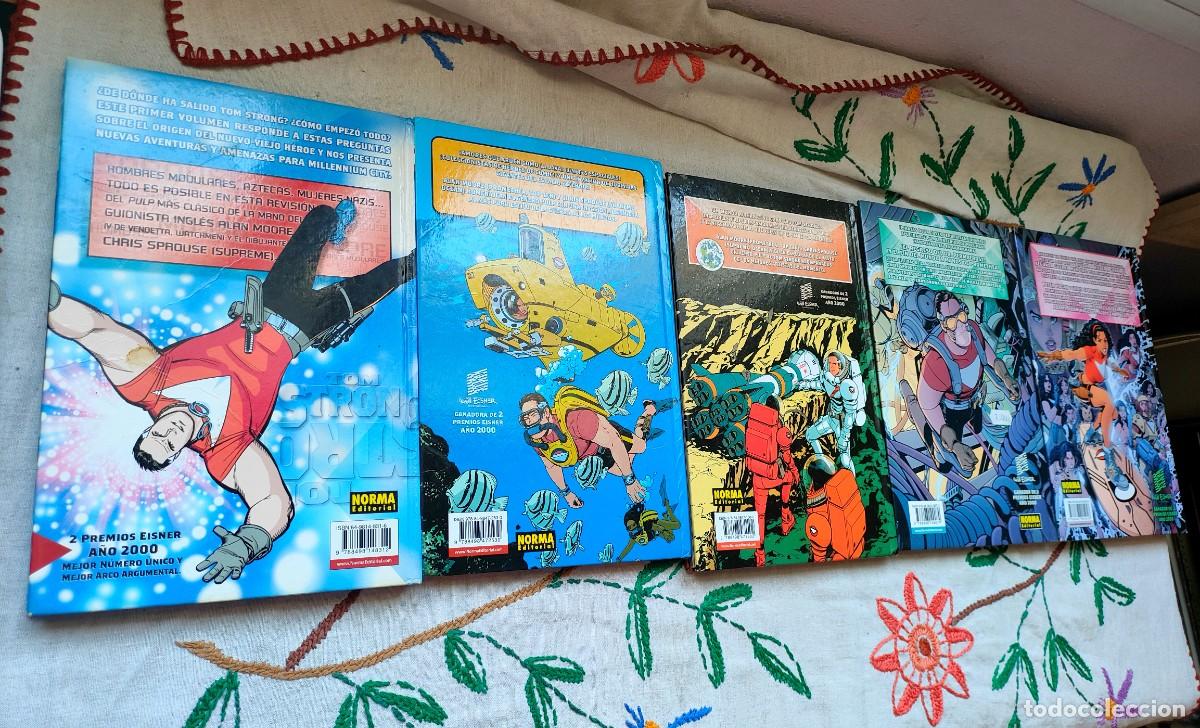 C&oacute;mics: Tom Strong 1, 3, 4, 6 y 7. Norma. Marvel. - Foto 3