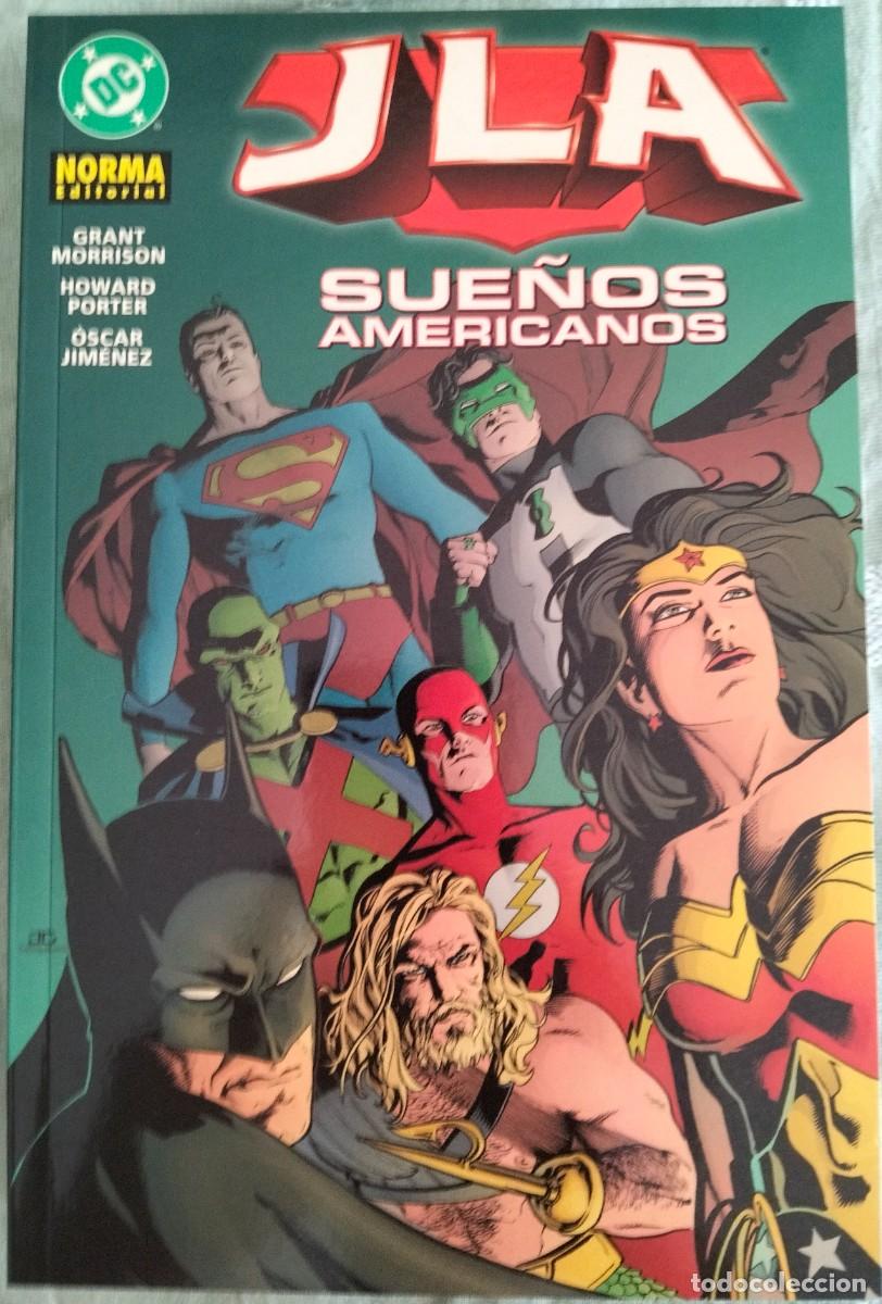 C&oacute;mics: JLA: SUE&Ntilde;OS AMERICANOS. NORMA EDITORIAL (Formato prestigio) - Foto 1