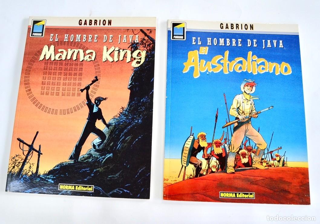 C&oacute;mics: Gabrion. 2 c&oacute;mics de El Hombre de Java. &rdquo;Mama King&rdquo;. &rdquo;El Australiano&rdquo;. Norma Editorial - Foto 1