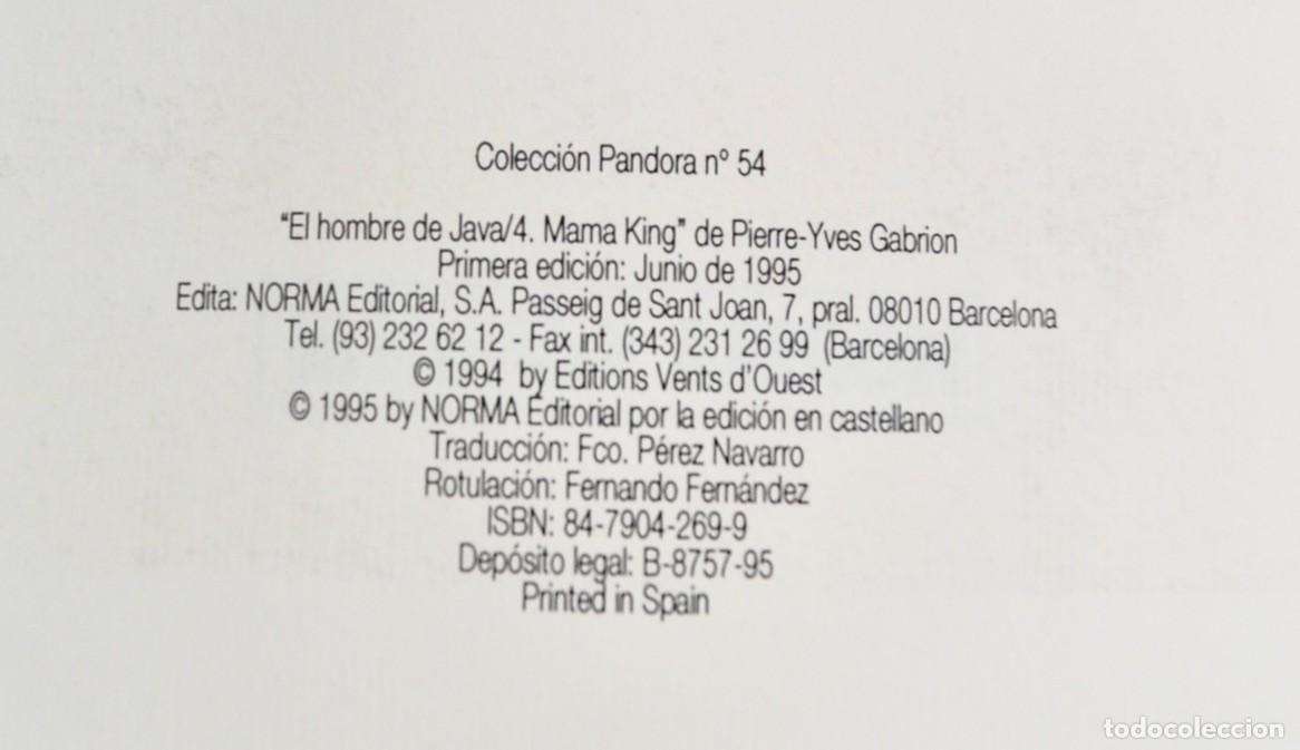 C&oacute;mics: Gabrion. 2 c&oacute;mics de El Hombre de Java. &rdquo;Mama King&rdquo;. &rdquo;El Australiano&rdquo;. Norma Editorial - Foto 5