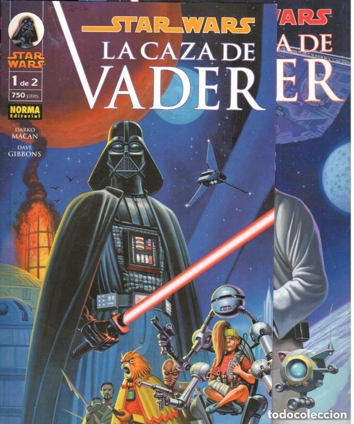 C&oacute;mics: STAR WARS. CAZA DE VADER. SERIE COMPLETA: 2 PRESTIGIOS. NORMA - Foto 1