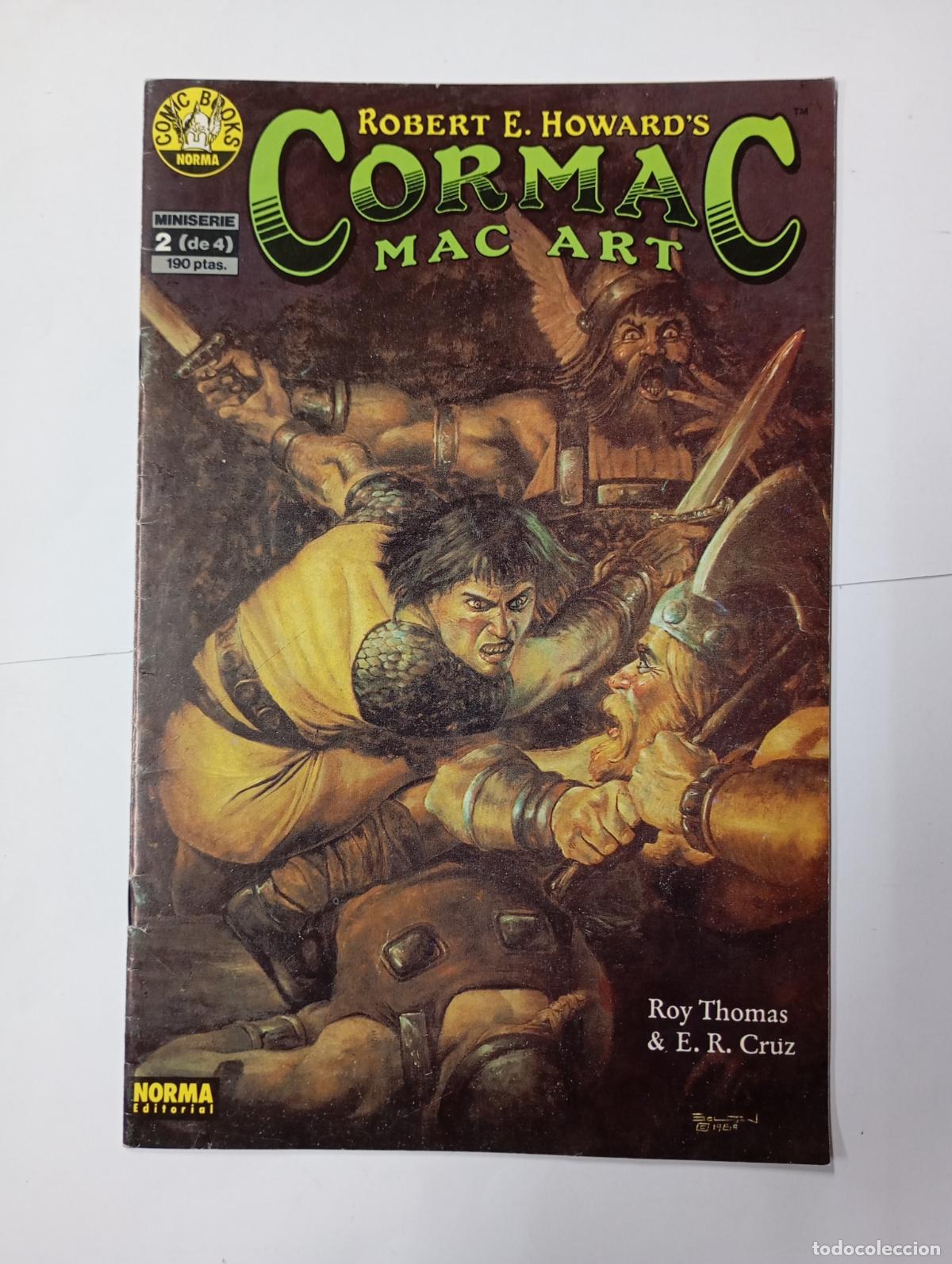 C&oacute;mics: CORMAC. MAC ART. N&ordm; 2 DE 4 . NORMA EDITORIAL. ROBERT E. HOWARDS. TDKR35 - Foto 1