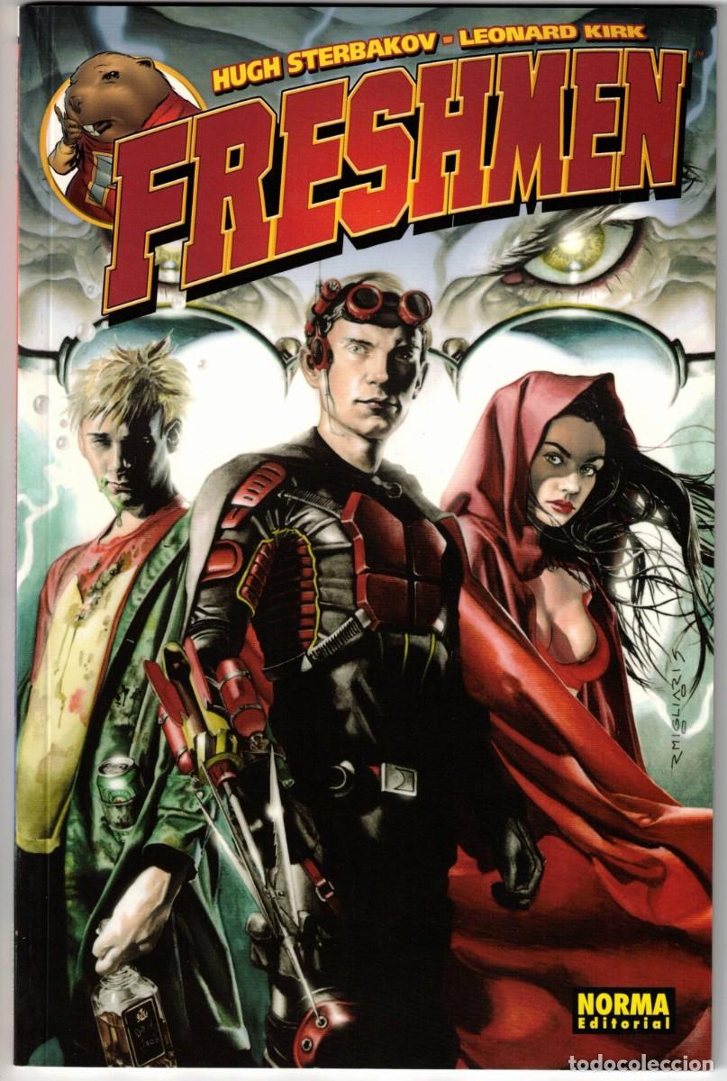 C&oacute;mics: Freshmen - Norma editorial - Lote de 2 - Hug Stebakov - Leonard Kirk - Foto 2