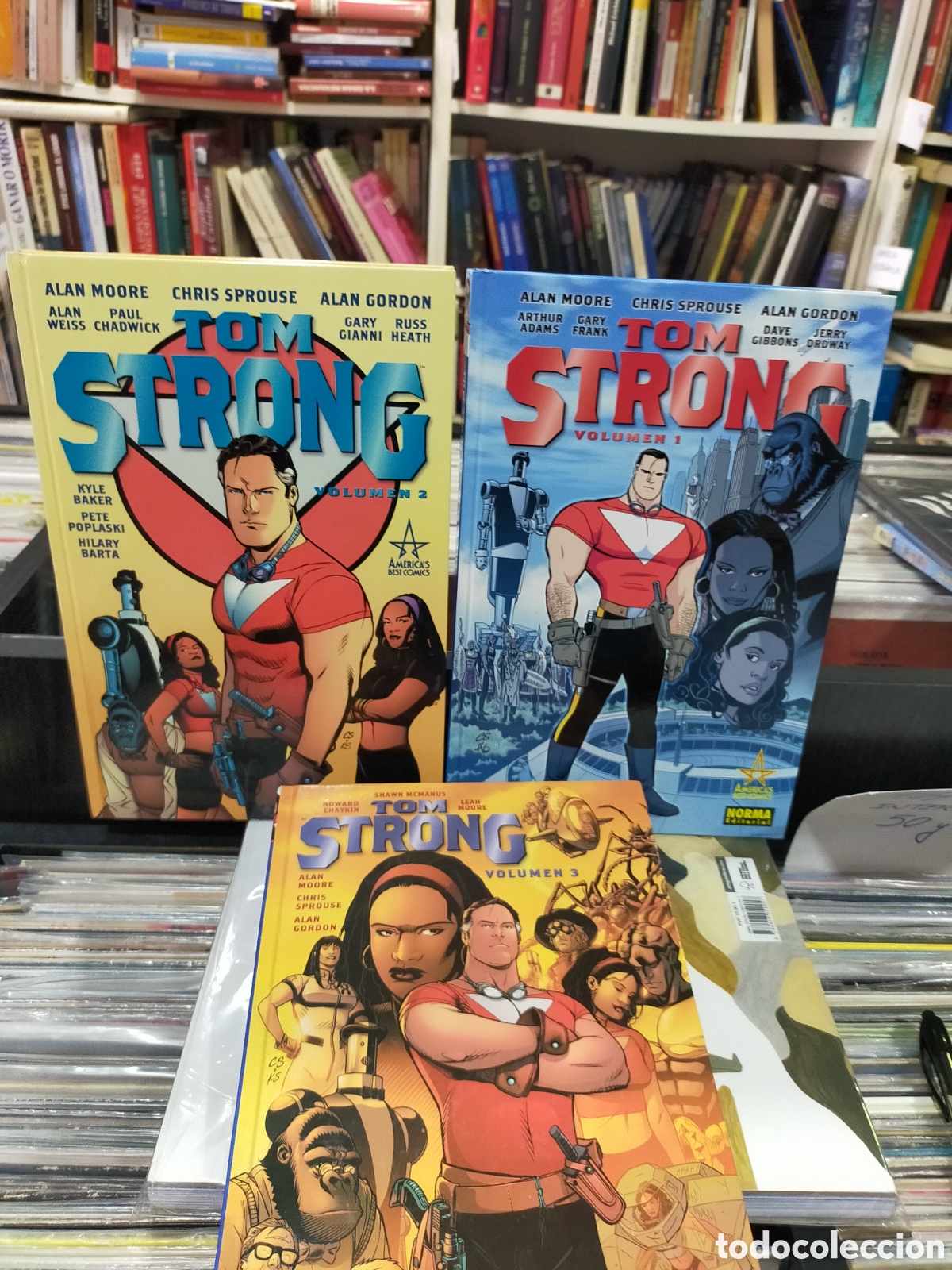 C&oacute;mics: TOM STRONG - VOLUMEN 1, 2 y 3 - ALAN MOORE - Foto 1