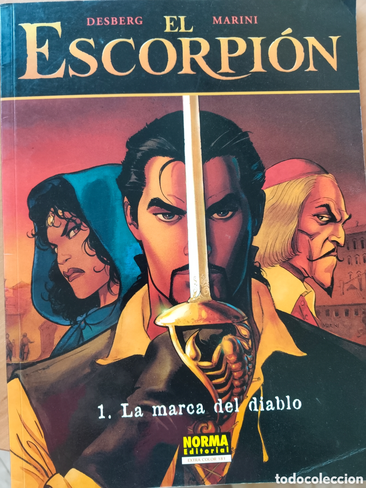 C&oacute;mics: Escorpi&oacute;n 1. La Marca del Diablo. Desberg y Marini - Foto 1
