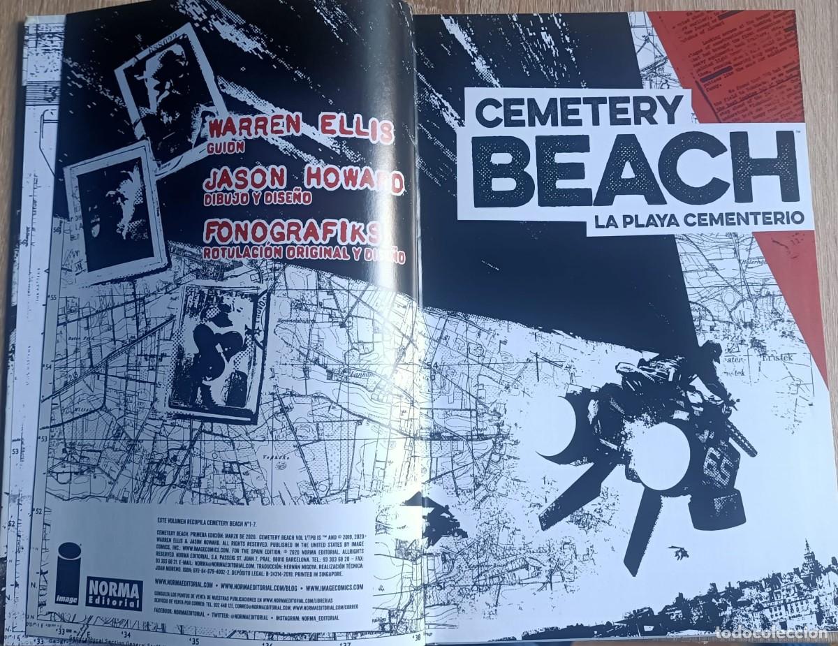 C&oacute;mics: CEMENTERY BEACH. De Warren Ellis y Jason Howard. Norma Ed. - Foto 2