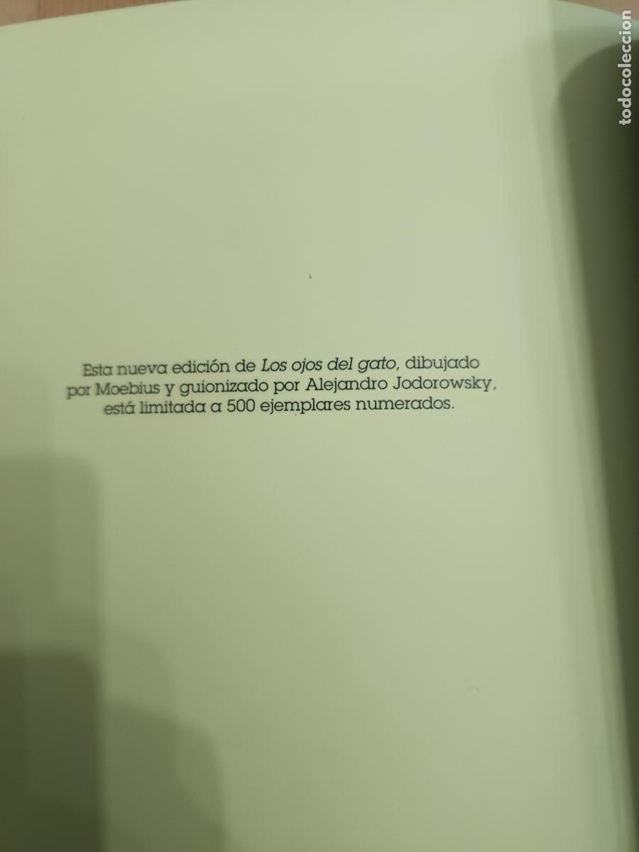 C&oacute;mics: Los Ojos Del Gato MOEBIUS limitado 500 ejem - Foto 10