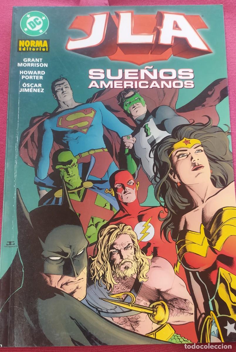 C&oacute;mics: JLA Sue&ntilde;os americanos. Norma editorial . A&ntilde;o 2003. Grant Morrison - Foto 1