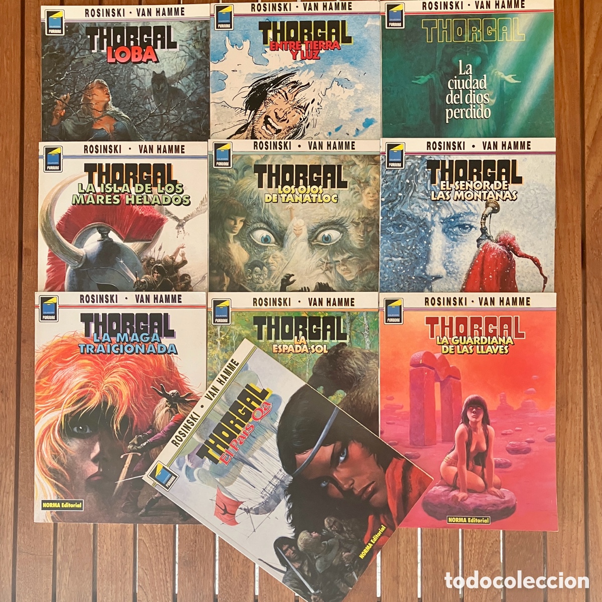 C&oacute;mics: Lote 10 tomos Thorgal, Rosinski - Norma - Excelente - Foto 2