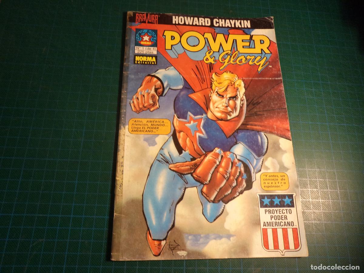 C&oacute;mics: Power & Glory. N&ordm; 1. Norma. Lomo protegido con celo. (Ref. 17-B) - Foto 1