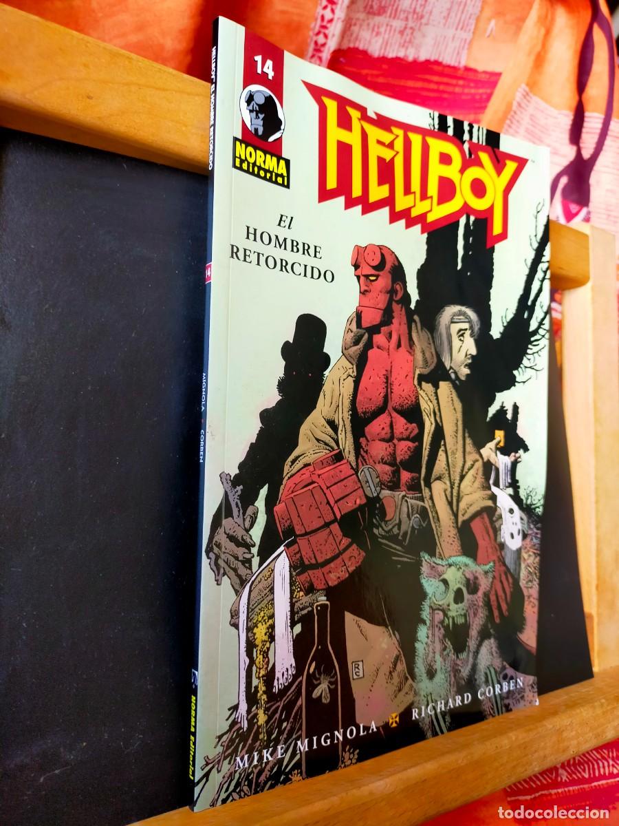 C&oacute;mics: HELLBOY 14 EL HOMBRE RETORCIDO. NORMA EDITORIAL. 2010. - Foto 1