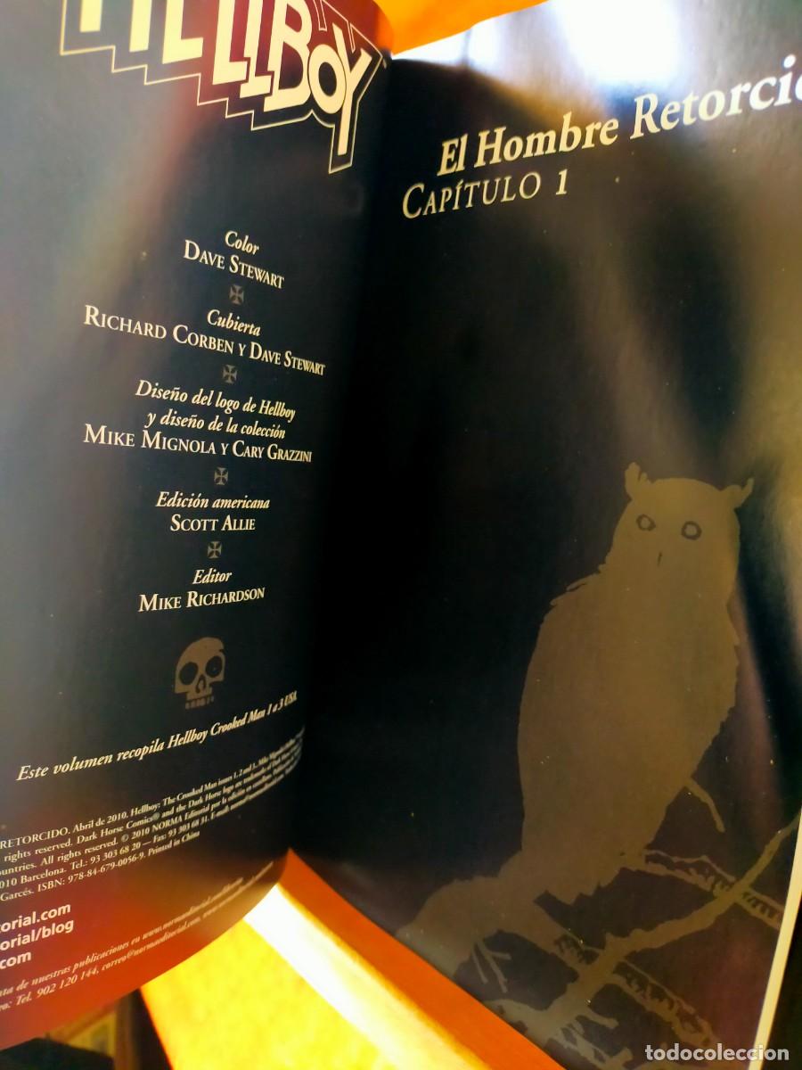 C&oacute;mics: HELLBOY 14 EL HOMBRE RETORCIDO. NORMA EDITORIAL. 2010. - Foto 4