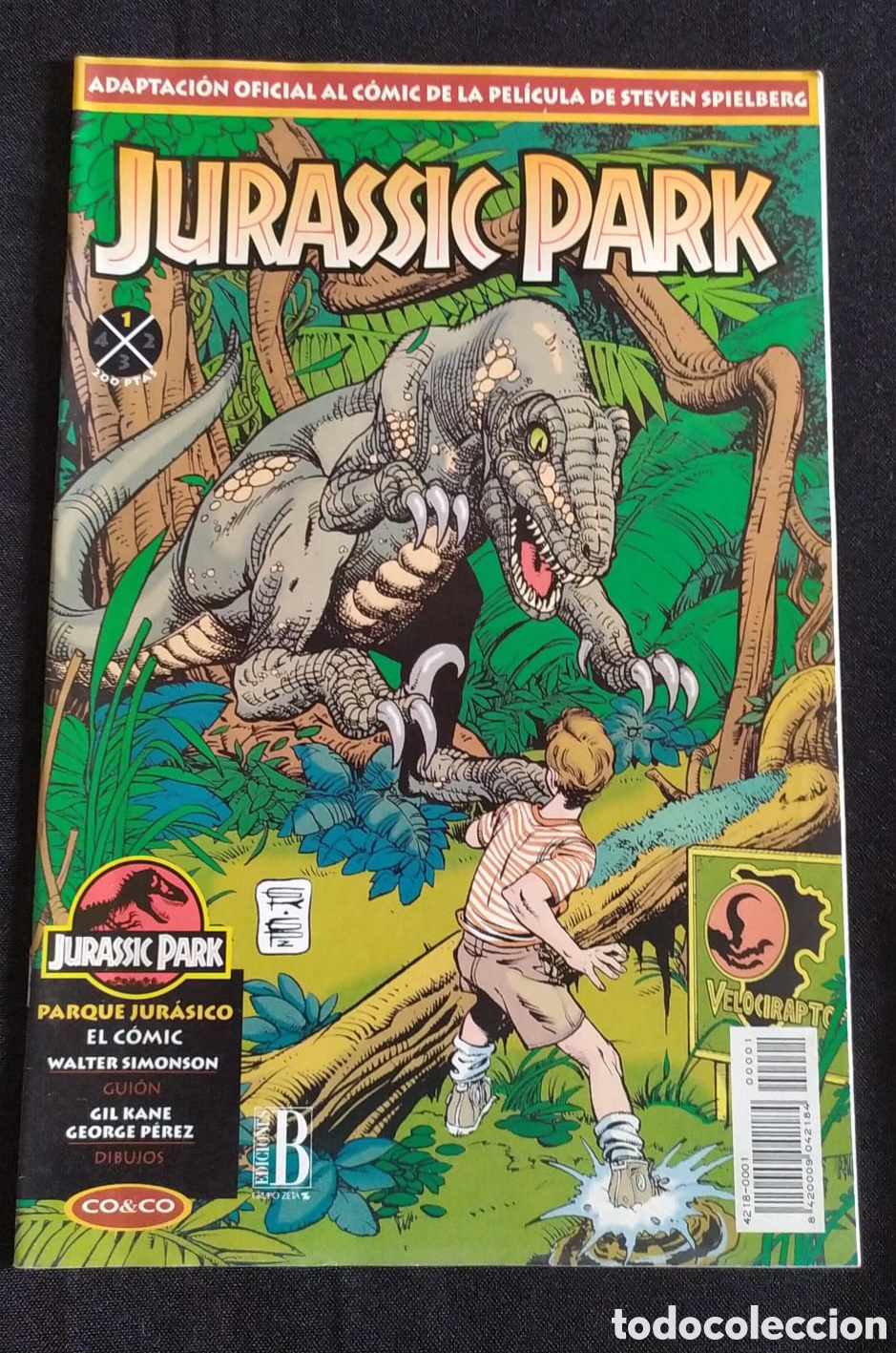 C&oacute;mics: JURASIC PARK ADAPTACI&Oacute;N COMIC. EDICI&Oacute;N 1993 - Foto 1