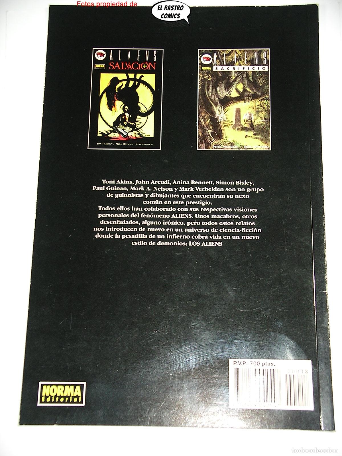 C&oacute;mics: Aliens, Platinum, ed Norma 1995 - Foto 3