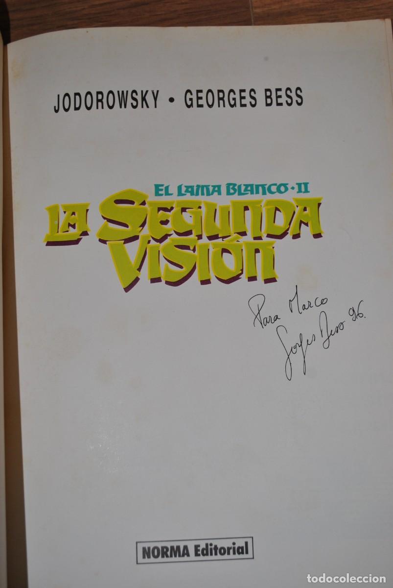 C&oacute;mics: Segunda visi&oacute;n. El Lama blanco de Jodorowsky y Bess dedicado. - Foto 2