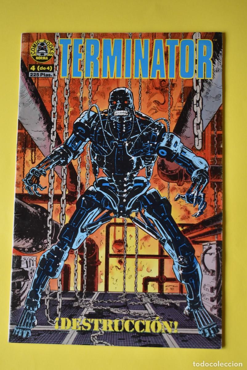 C&oacute;mics: Comic Terminator. &iexcl;Destrucci&oacute;n!. N. &ordm; 4 de 4. Norma Editorial. Idioma espa&ntilde;ol - Foto 1
