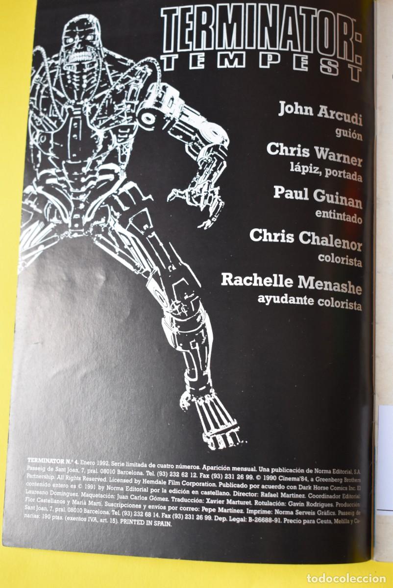 C&oacute;mics: Comic Terminator. &iexcl;Destrucci&oacute;n!. N. &ordm; 4 de 4. Norma Editorial. Idioma espa&ntilde;ol - Foto 2
