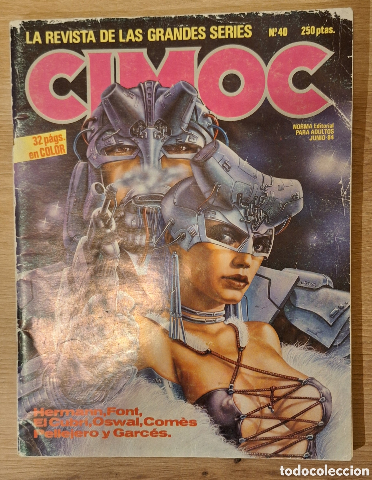 C&oacute;mics: CIMOC N&deg; 40 (Junio 1984) Norma Editorial - Foto 1