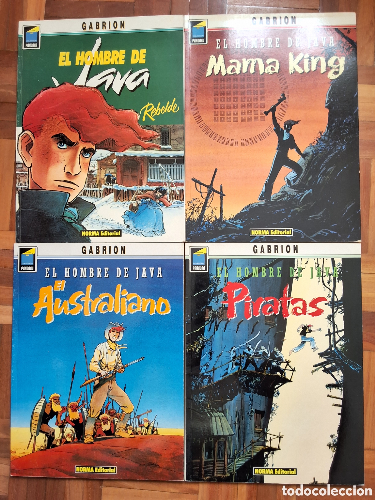 C&oacute;mics: El hombre de java comic coleccion Pandora completa 4 n&uacute;meros a&ntilde;o 1991 edita norma - Foto 1