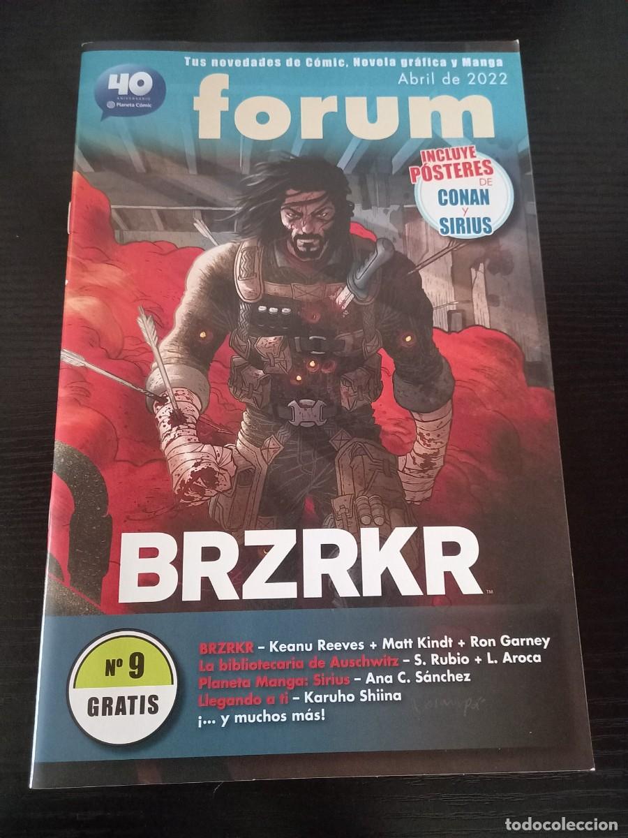 C&oacute;mics: Forum n&ordm; 9 (revista) con p&oacute;sters - Foto 1
