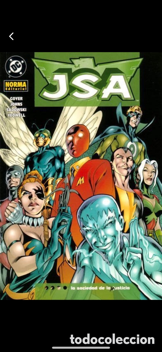 C&oacute;mics: JSA (2004-2005). Completa, 5 tomos. Norma. Geoff Jones. - Foto 4